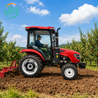 Tracteur agricole à bas prix de 70 CV à 4 roues motrices, mini-tracteur agricole, tracteur diesel pour le labour, la culture et les travaux sur le terrain