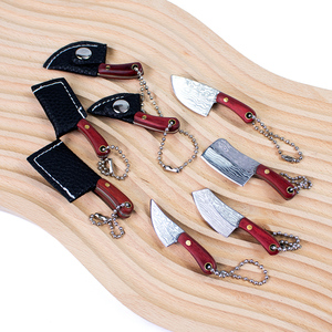Cuchillo Profesional Mini Curvo para Queso, Cuchillo de Acero Inoxidable para Carne, Cuchillo Vikingo Portátil con Anillo para Deshuesar, para Uso en la Cocina - Product Image 2