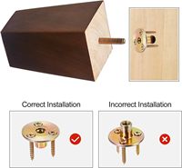 Pieds de meubles en bois, pieds de canapé carrés, pieds bruns, canapé, commode, buffet, fauteuil inclinable, chaise ronde, canapé, table basse
