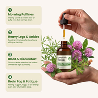 Huile de drainage lymphatique halal, produits liquides pour soutenir les reins, la santé immunitaire et la digestion, gouttes liposomales pour le drainage lymphatique
