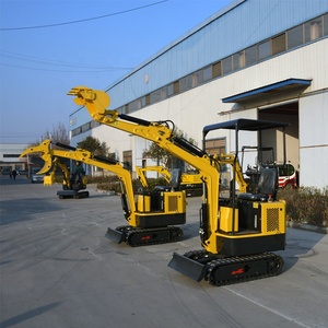 Chino al por mayor 1ton pequeño digger mini excavadora con pista de goma - Product Image 4