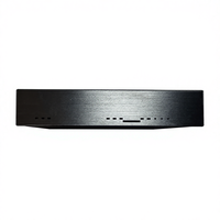 BL-N1295-BLK Casing Aluminium Anodizing Mini ITX PC Industri Casing Logam 1U Rak Mounting Chasis untuk Perangkat Jaringan