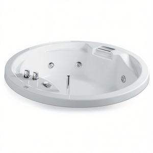Bañera Hidromasaje Redonda Modelo Sally de 150 cm de Diámetro con Grifos Laterales - Product Image 2