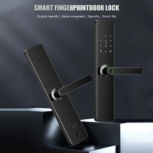 Yolock tuya ứng dụng ngoài trời Khóa cửa vân tay cửa gỗ TT ứng dụng khóa cửa thông minh với chìa khóa trước Khóa vân tay thông minh - Product Image 3