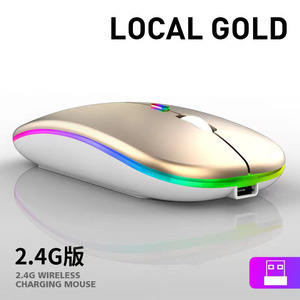 <span class=keywords><strong>Mouse</strong></span> da Gaming Wireless BT RGB Ricaricabile con Retroilluminazione <span class=keywords><strong>LED</strong></span> Ergonomico per Laptop PC Computer - Product Image 2