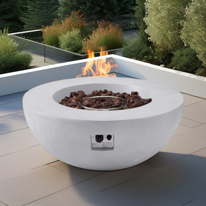 New Arrival Garden Patio Furniture Outdoor Set <strong>Round</strong> Natural Gas <strong>Fire</strong> <strong>Pit</strong> <strong>Table</strong> - Product Image 4
