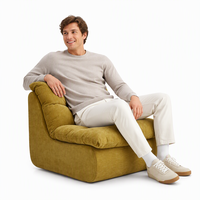 Confortable un siège compressé canapé pouf chaise pour salon et chambre paresseux carlin salon pour Villa école parc-vente en gros