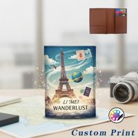 Housse de passeport personnalisée avec logo sur mesure – Indispensable pour les voyages