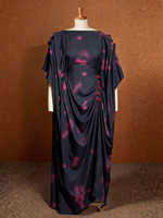 Robe longue élégante grande taille pour femme, style africain, imprimée, ample, pour soirée, manches chauve-souris, kaftan