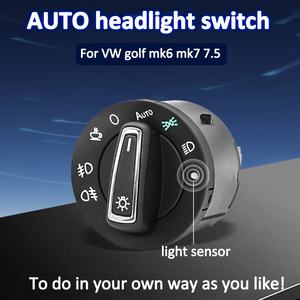 Module de capteur de contrôle de phare auto LED pour VW JETTA MK5 GOLF 6 7 GTI Tiguan passat CC Beetle PASSAT B7 B6 <span class=keywords><strong>tuning</strong></span> - Product Image 1