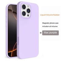 Coque liquide antichoc magnétique pour iPhone 17 Pro Max, compatible également avec iPhone 13, 14, 15, 16 Pro Max Plus Air