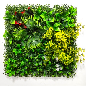 Wall-Mounted Indoor Garden Decorative Artificial <strong>Plants</strong> Plastic Tree Flower And Leaf For Wedding And Home Decor