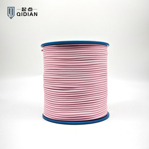 Ánh Sáng Màu Hồng 3Mm Cao Su Mềm Đàn Hồi Sốc Dây 250% Phản Quang Đa Năng 3.5Mm Đen Đàn Hồi Dây Cáp - Product Image 2