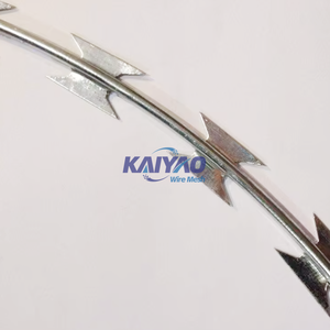 Fil barbelé en acier galvanisé à chaud, rouleau <span class=keywords><strong>de</strong></span> 500 m pour clôture périmétrique d'hôpital - Product Image 5