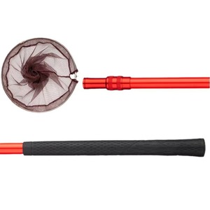 Ensemble de filet de pêche télescopique en acier au carbone souple - Tête de filet légère et rigide, canne nue, pelle à poisson pour la pêche au snapper en lac et en rivière - Product Image 1