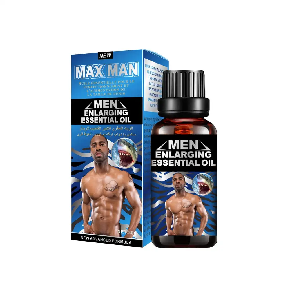 Best Verkopende Gezondheid Product Max Man Titan Gel Sex Kruidenthee Olie Natuur Man Penis Lange Uitbreiding Body Massage Olie Voor sex