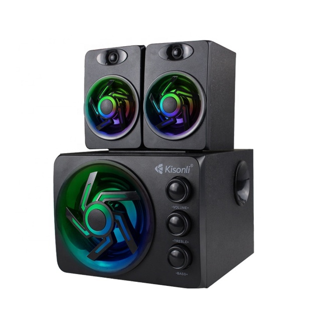AC Power Heavy Bass 2.1 Multimedia Home Theater Computer Speaker Audio System Multimedia USB Speaker