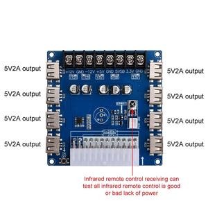 24 Pins ATX <strong>Power</strong> Supply Breakout Board USB Charging Module Adapter <strong>Power</strong> Connector Support 3.3V/5V/12V for <strong>TV</strong> <strong>Power</strong> <strong>Amplifier</strong> - Product Image 5