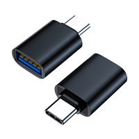 Adaptateur OTG Type-C USB 3.0 Lecteur de Cartes Prise en Charge de la Charge Rapide Protection OTP pour Téléphone Mobile Clé USB de Voiture Matériau ABS
