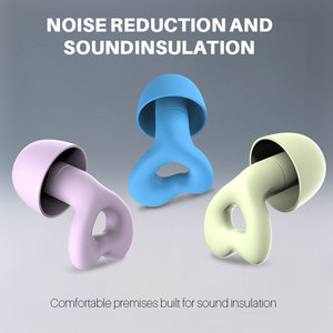 سدادات أذن سيليكون فلورية عالية الجودة قابلة لإعادة الاستخدام للحد من الضوضاء غير سامة للحفلات الموسيقية مريحة تناسب لينة هلام - Product Image 5