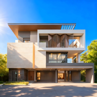 Villa préfabriquée en acier moderne de luxe à construction rapide, design personnalisé, deux étages, pour maison de campagne, certifiée CE