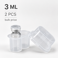 Boîte Xilin 3ML 2, boîte d'emballage en plastique pour vaccin en poudre lyophilisée, matériau PP, boîte de 3 ml, flacon scellé pour stockage