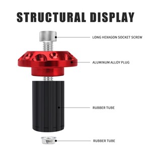 2 stuks motorfiets stuur eindpluggen handvatdoppen stuurplug doppen slider motorfiets voor Honda Yamaha KTM crossmotor accessoires - Product Image 6