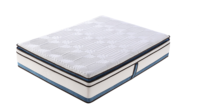 Matelas orthopédique en boîte, roulé, hybride, avec surmatelas en latex et mousse à mémoire de forme en gel, disponible en tailles King, Queen, Full, Simple et Twin