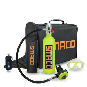 Venta caliente <span class=keywords><strong>Smaco</strong></span> 1 Litro Capacidad Alta Presión 3000psi 200bar 20mpa Nadar Diseño recargable Mini Buceo Equipo de tanque de aire - Product Image 2
