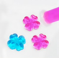 Nettoyant pour toilettes de qualité supérieure Nettoyant pour gel de fleurs Parfum durable personnalisé Rafraîchisseur d'air Tampon pour gel de fleurs de toilettes