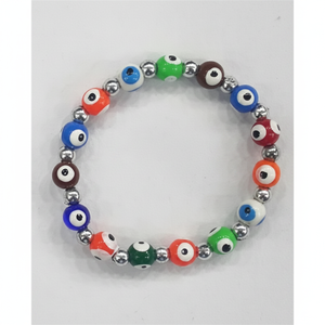 ลูกปัดแฟชั่นสำหรับสร้อยข้อมือพร้อมการออกแบบดวงตาชั่วร้ายพลาสติก - Product Image 2