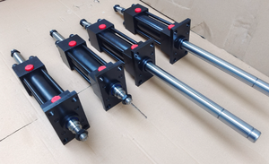 צילינדר הידראולי כפול מוטות קל משקל, צילינדר בוכנה כפול פעולה, משמש למיסבי מנוע ליבה של מכונות חקלאיות - Product Image 3