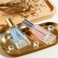Flacon de parfum en gros vide 10 ml Flacon de parfum carré transparent Mini flacon de parfum avec couvercle