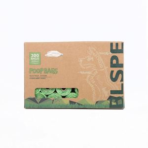 Sacs à déjections canines de luxe écologiques en gros, durables, compostables, jetables, 20 rouleaux, parfum fruité, logo et couleur personnalisés - Product Image 1