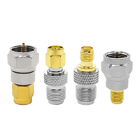Adaptateurs coaxiaux RF en stock : Connecteurs F mâle/femelle vers SMA mâle/femelle, vente en gros directe usine