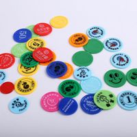 Jeton pièce Logo pas cher en plastique personnalisé métal Antique laiton ange Souvenir vacances décoration et cadeau pièces en plastique bleu mat