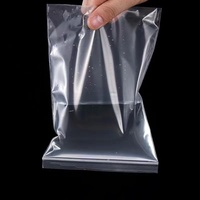 Bolsa de embalaje de plástico con sello de cremallera de PE reutilizable personalizable para alimentos, joyería, pendientes, dulces, nueces, calcetines, almacenamiento con logotipo personalizado