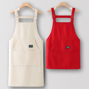 <span class=keywords><strong>Delantal</strong></span> de Lona Impermeable Reutilizable con Logotipo Personalizado para Hombres, Ropa de Trabajo para Cocina de Restaurante, con Cintura Ajustable y Múltiples Bolsillos - Product Image 1