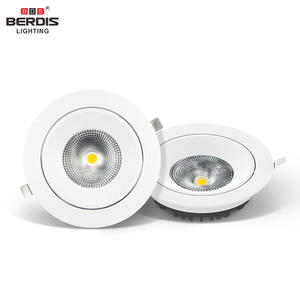 Berdis Bevel Slim Spotlight COB 165mm Recorte Empotrable Regulable 6 pulgadas IP65 CE ROHS 20W 24W Foco Led - Product Image 5