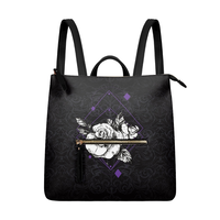 Vente en gros directe, personnalisation du design et des motifs que vous aimez, sac à dos en PU, élégant, pratique, matériaux imperméables