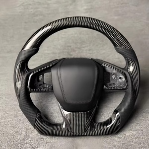 Volante de Fibra de Carbono Negro para la Serie Honda, Volante de Fibra de Carbono Modificado Personalizado y Volante de Cuero Personalizado - Product Image 2