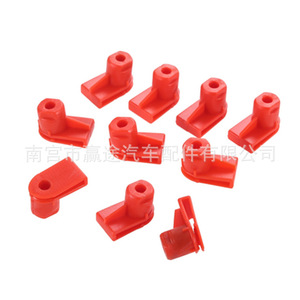 Winning Journey Boucle en plastique rouge 1,2 cm x 2 cm pour fixation de spoiler arrière de voiture Opel Vauxhall - Product Image 3