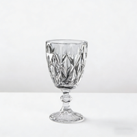 Verres à vin en cristal transparent de 240 ml, gobelets gravés, verre transparent, verres à boire pour la décoration de table de mariage