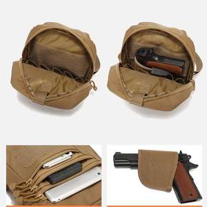 屋外用ハンドガンの隠しキャリー用スリング付き多機能タクティカルバッグショルダーチェストパック - Product Image 4