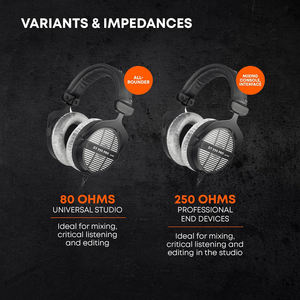 <span class=keywords><strong>DT</strong></span> <span class=keywords><strong>990</strong></span> PRO Auriculares de estudio de grabación profesional para juegos Auriculares HiFi con 80 y 250 Ohm Equipo de sonido de la mejor calidad - Product Image 2
