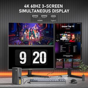 Soyeer 2025 13th รุ่น Intel Core 13620H 12450H มินิเกม AD15 1170B DDR4 16G 32G สูงสุด64G 512G SSD <span class=keywords><strong>Win1</strong></span> 1PRO คอมพิวเตอร์ในสำนักงาน - Product Image 2