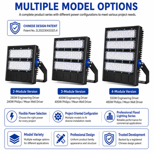 Luz para Pista de Tenis Impermeable y Antideslumbrante con Diseño <span class=keywords><strong>DIALUX</strong></span> Gratuito y Servicio OEM Patentado para Iluminación Deportiva en Exteriores - Product Image 3