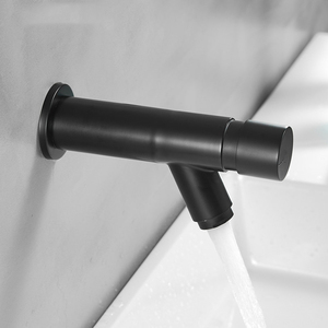 Robinet de salle de bain commercial moderne <span class=keywords><strong>sans</strong></span> contact à trou unique, économiseur d'<span class=keywords><strong>eau</strong></span>, en acier inoxydable 304, à fermeture automatique, avec dosage, mural - Product Image 4