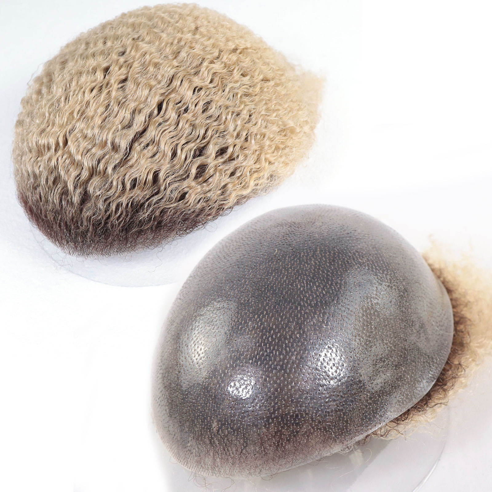 1b/613 peluquín fino de la onda de la piel