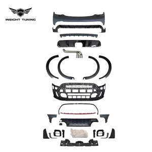 Plástico Pp 2014-2022 parachoques de coche Fender Flare difusor Bodykit para Bmw <span class=keywords><strong>Mini</strong></span> <span class=keywords><strong>Cooper</strong></span> F56 F57 actualización Jcw viejo a nuevo Kit de carrocería de 2 puertas - Product Image 1